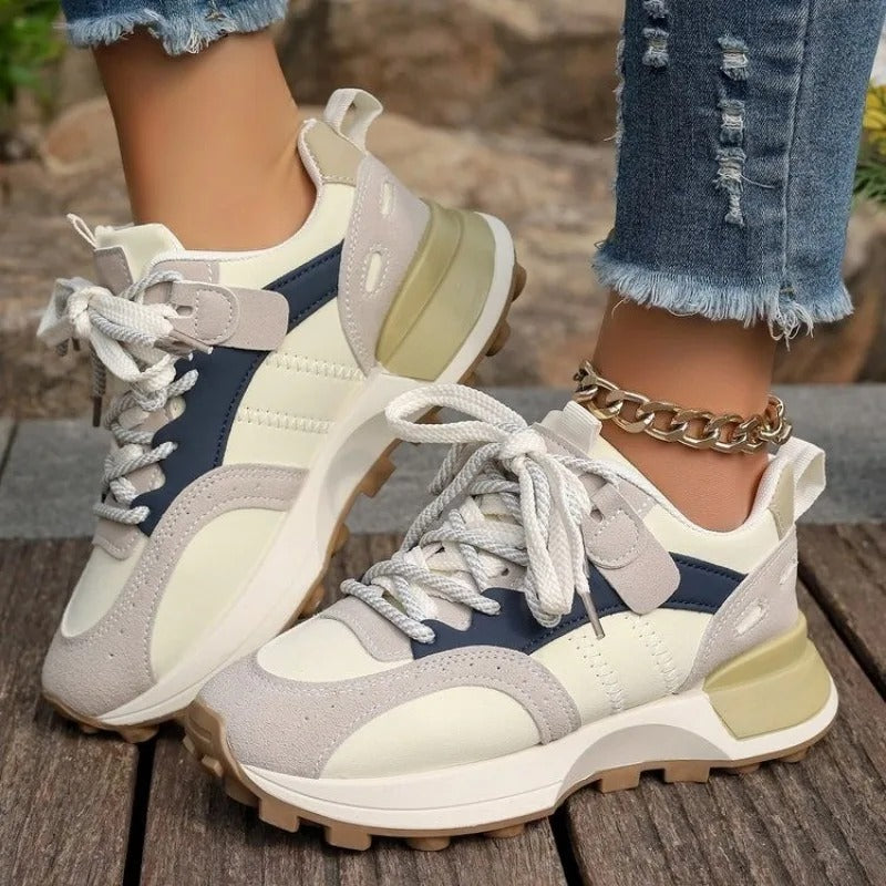 Dames Gemengde Kleuren Sneakers