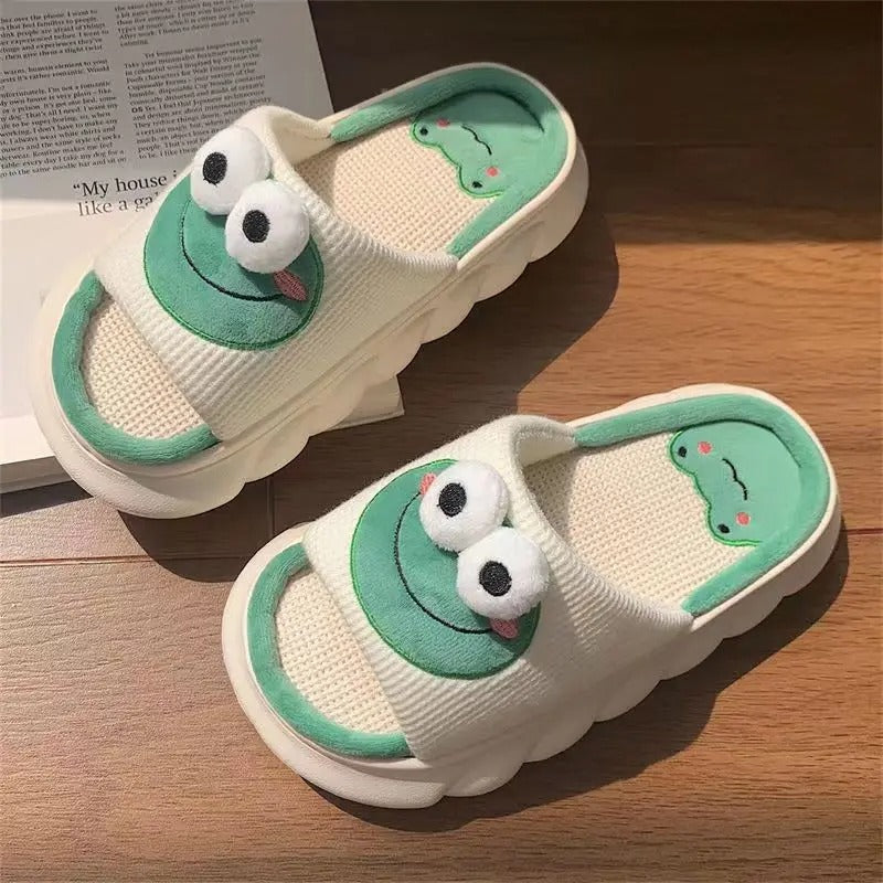 Dikke Zool Kikker Slippers