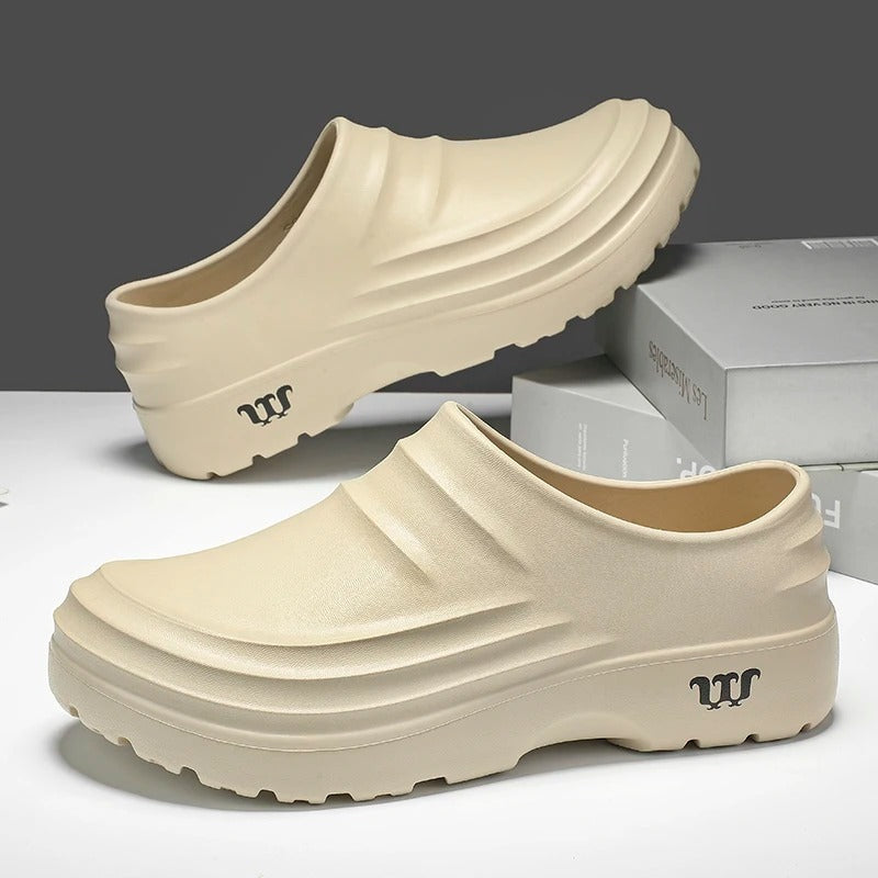 Heren Antislip Werkschoenen Slip-On Ontwerp