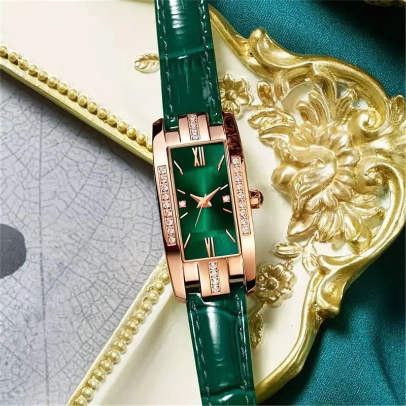 Elegant Luxe Vierkant Dameshorloge