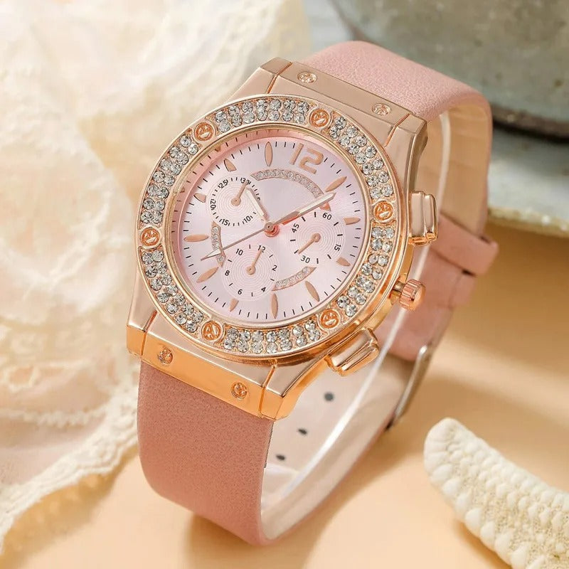 Luxe Strass Horloge (Set van 2 stuks)
