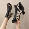 Gladiatorsandalen met hoge hakken voor dames