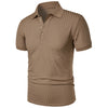 Heren Slim Knit Poloshirt