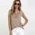 Variant image for Dames T-shirt Casual Zacht Katoen voor Comfortabele Dagelijkse Looks-1