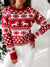 Gebreide dames kersttrui