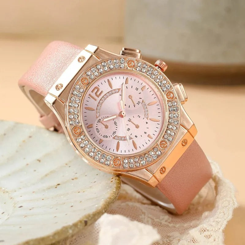 Luxe Strass Horloge (Set van 2 stuks)