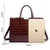 Krokodillenprint Tote Tas