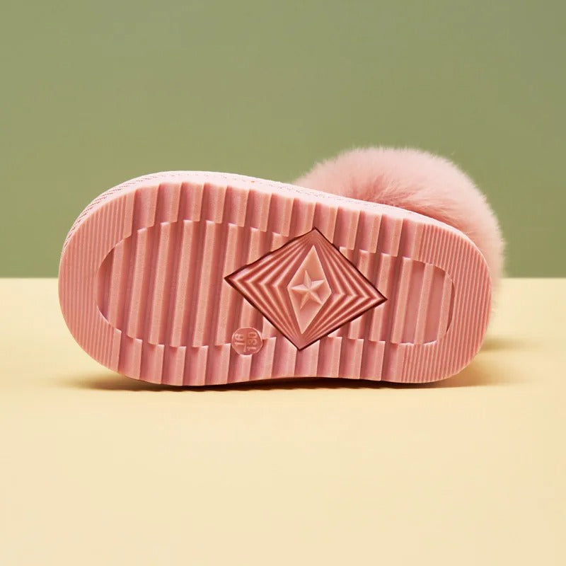 Kinderen Warme Pluche Zachte Onderkant Sneeuwlaarzen