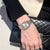 Luxe dameshorloge met stalen riem