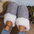 Pluche indoorpantoffels voor dames