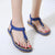 Vrouwen Elastische Enkelband Platte Sandalen