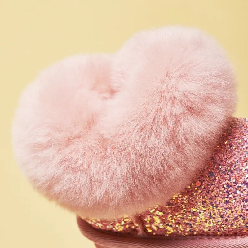 Kinderen Warme Pluche Zachte Onderkant Sneeuwlaarzen