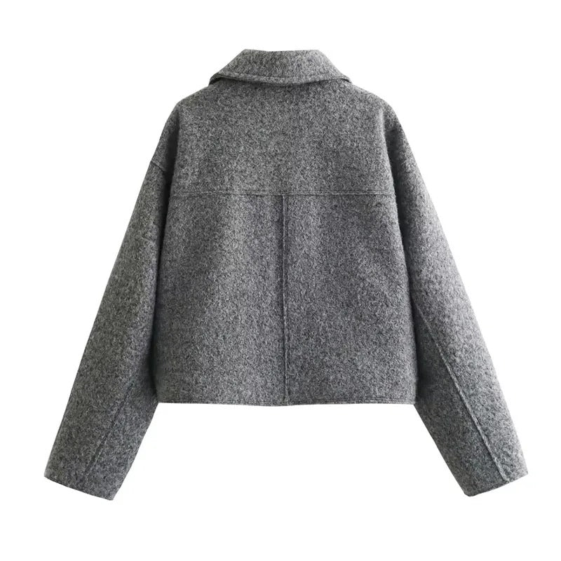 Cropped winterjack voor dames