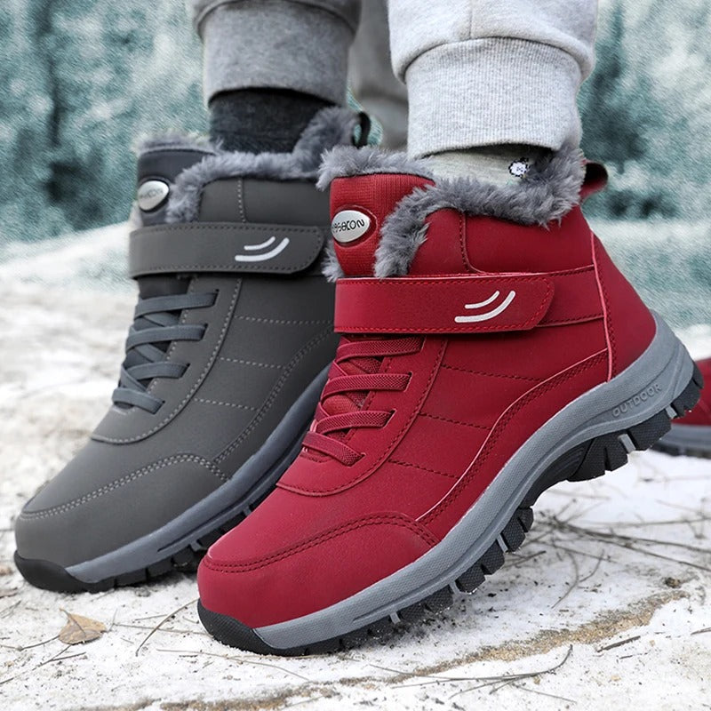 Lichtgewicht damessnowboots met bont