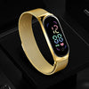 Vrouwen Magnetische Strap LED Horloge