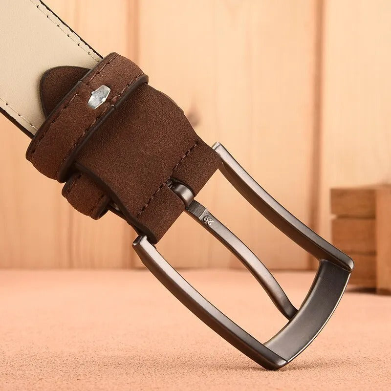 Herenriem Retro Suède Stijl