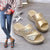 Vrouwen Effen Kleur Glittersandalen