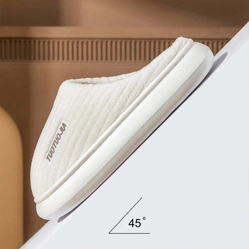 Traagschuim Fluffy Pluche Pantoffels