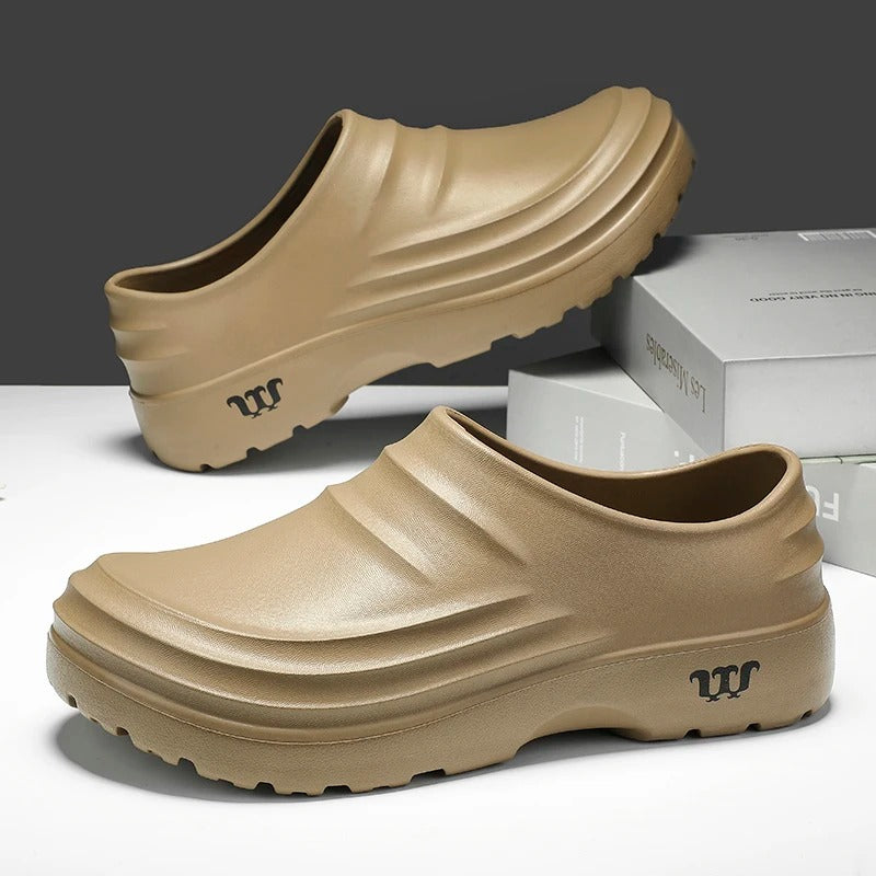 Heren Antislip Werkschoenen Slip-On Ontwerp