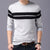 Heren O-neck Lappendeken Trui