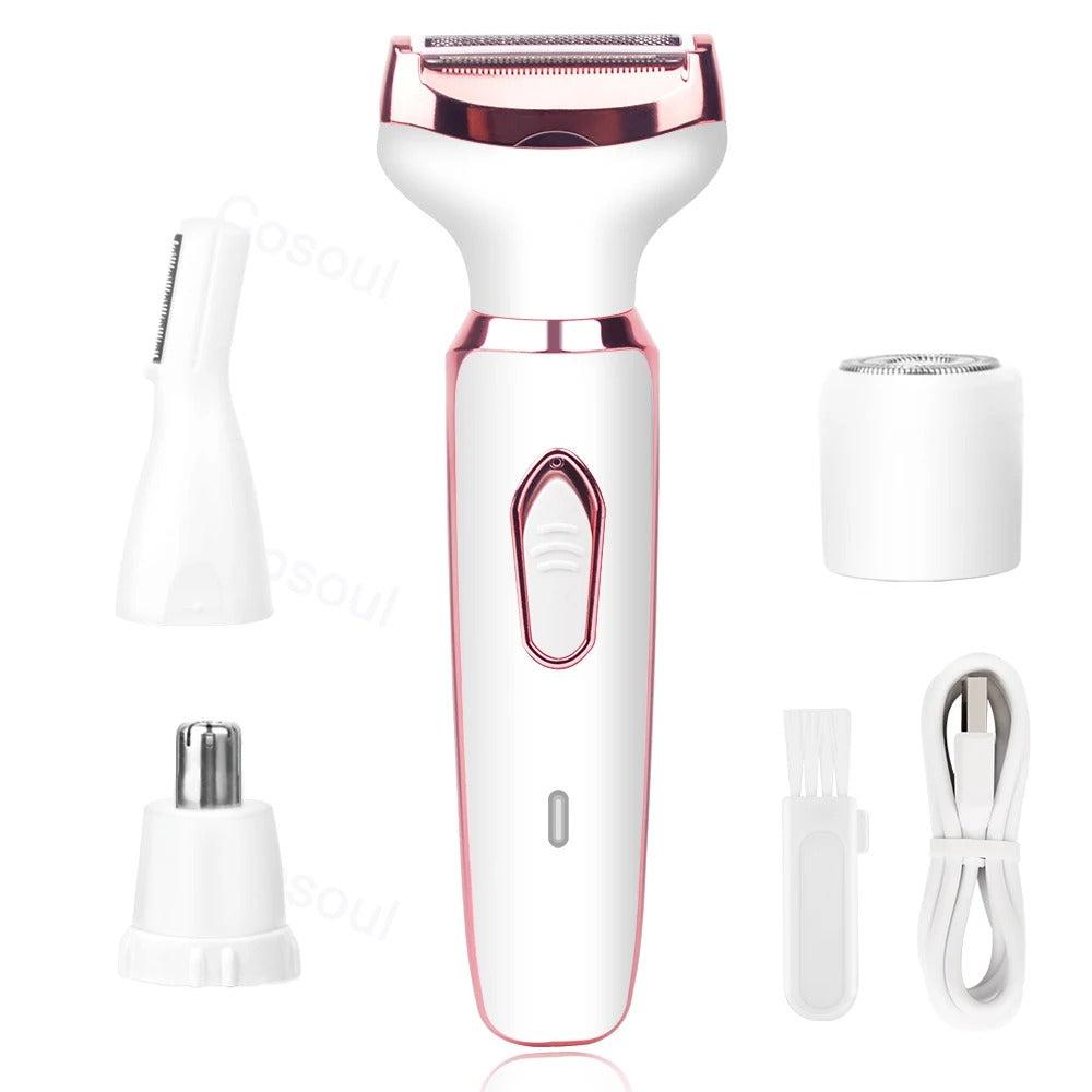 4-in-1 elektrisch scheerapparaat voor vrouwen