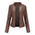 Leren Dames Motorjack