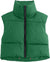 Cropped puffervest voor dames