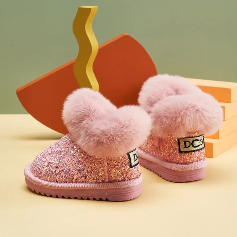 Kinderen Warme Pluche Zachte Onderkant Sneeuwlaarzen