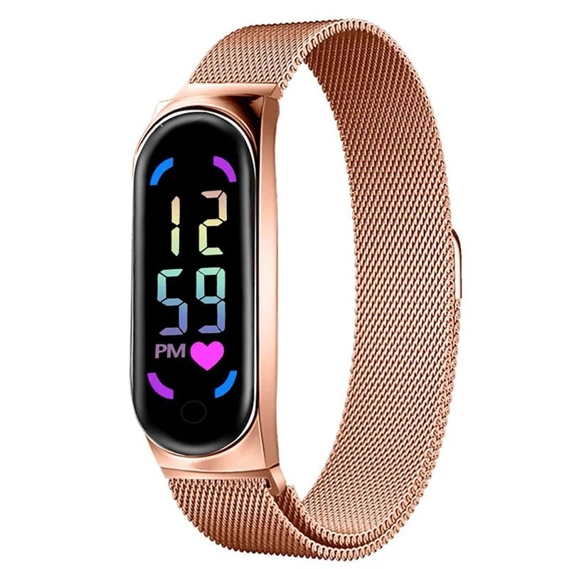 Vrouwen Magnetische Strap LED Horloge