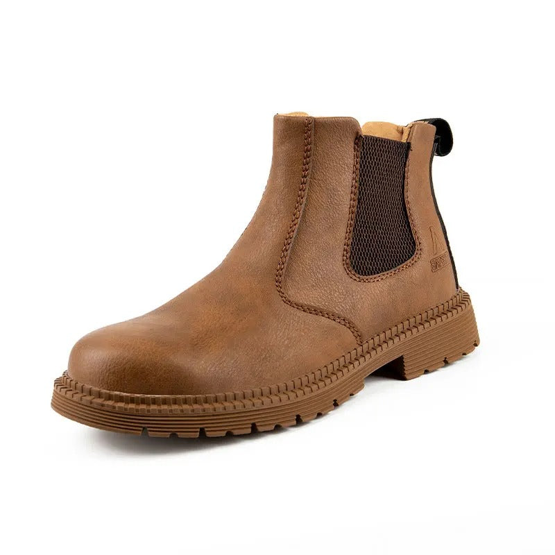 Waterdichte veiligheidsleren werkschoenen voor mannen