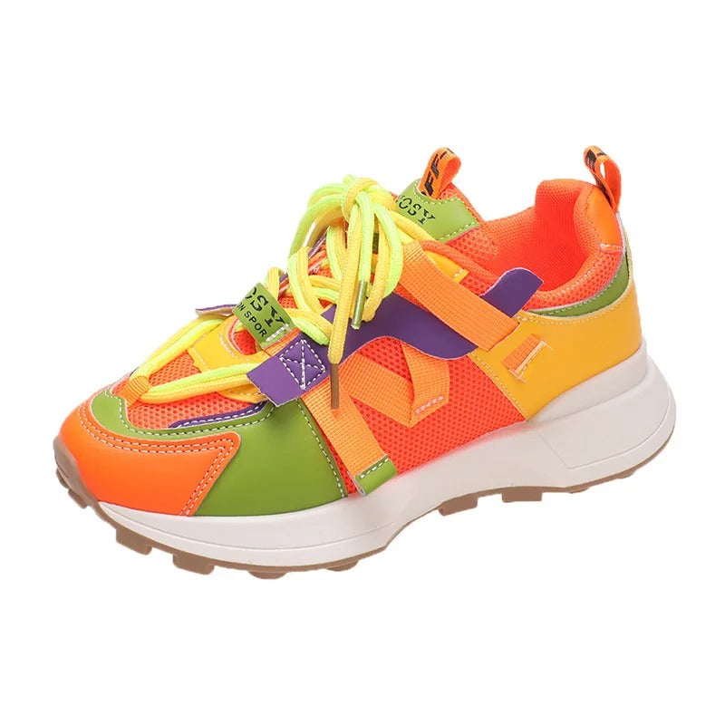 Vrouwen Ademend Gekleurde Sneakers