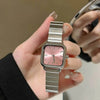 Luxe dameshorloge met stalen riem