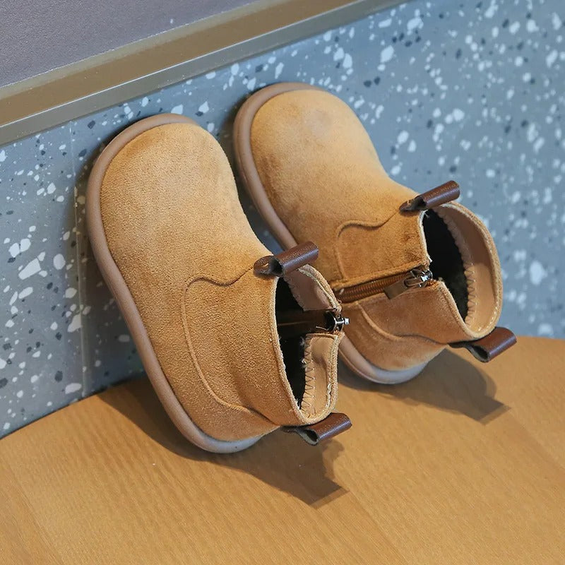 Suède antisliplaarzen voor kinderen