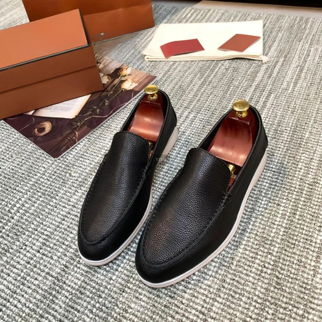 Mocassin van koeienleer