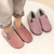 Antislip harige pantoffels voor heren
