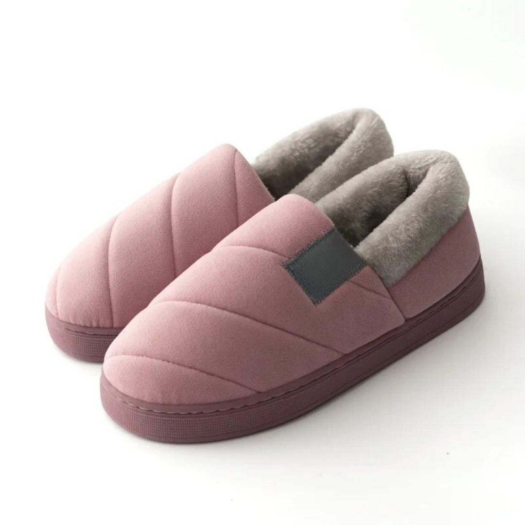 Antislip harige pantoffels voor heren