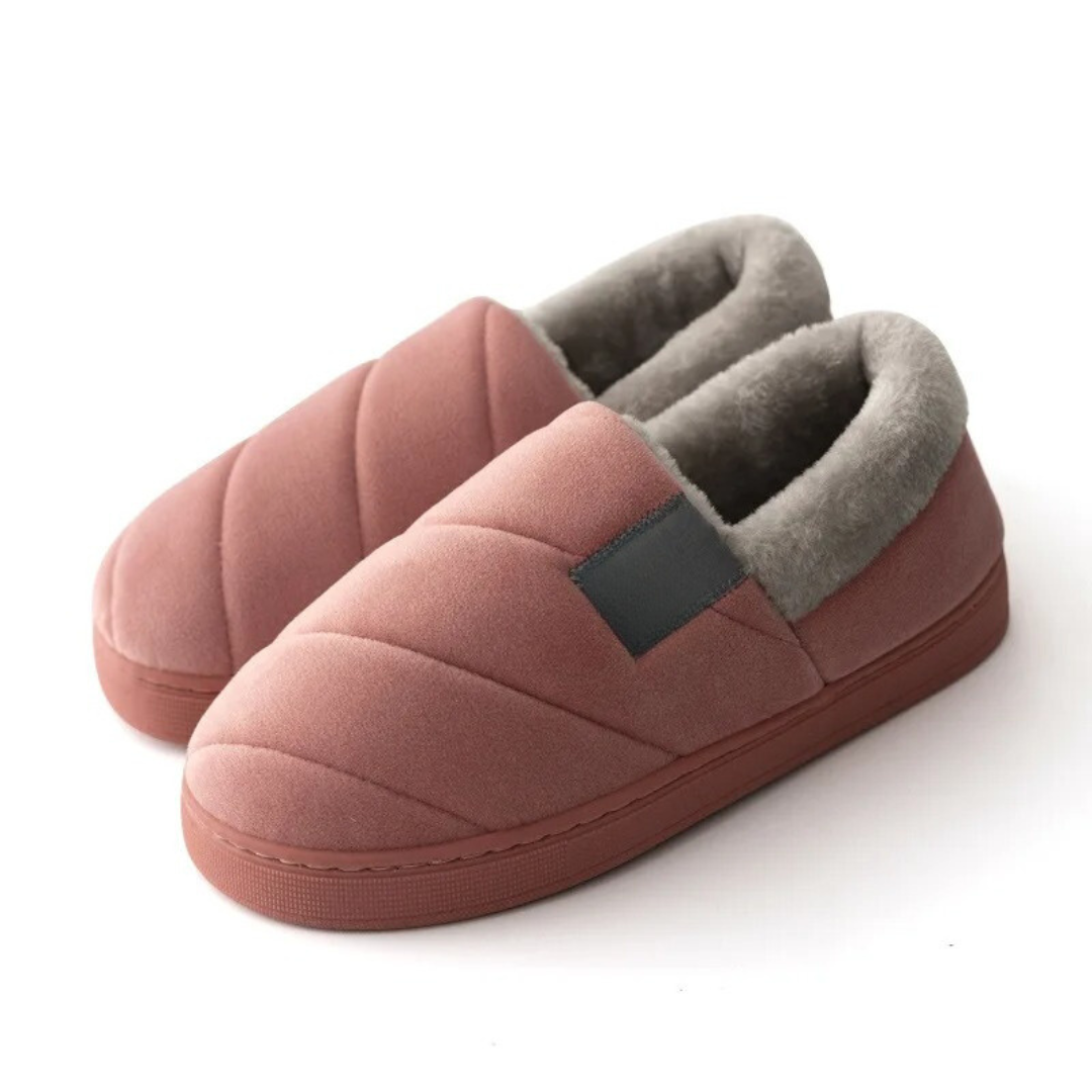 Antislip harige pantoffels voor heren