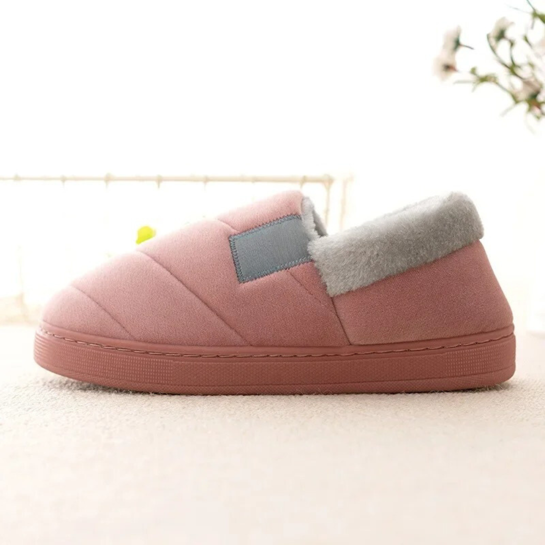 Antislip harige pantoffels voor heren