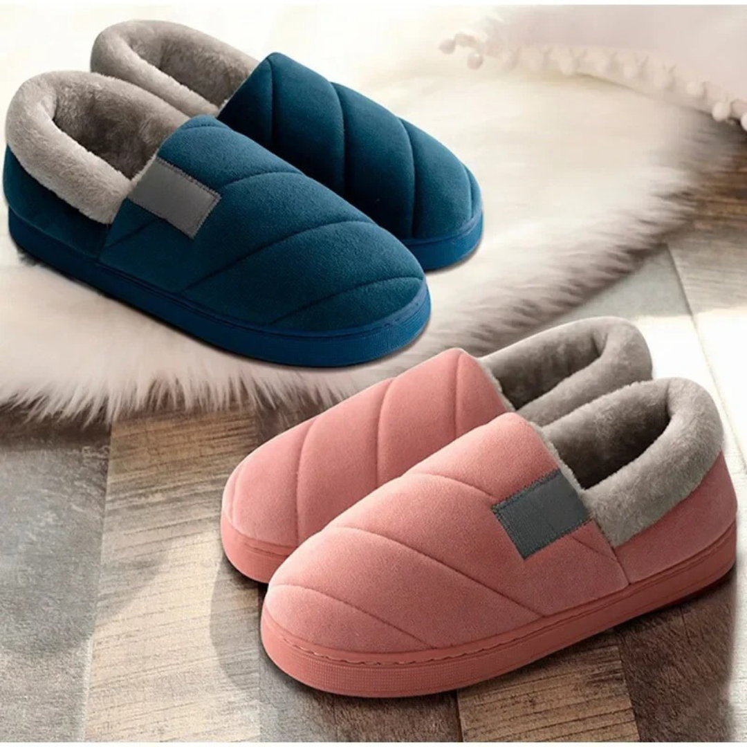 Antislip harige pantoffels voor heren