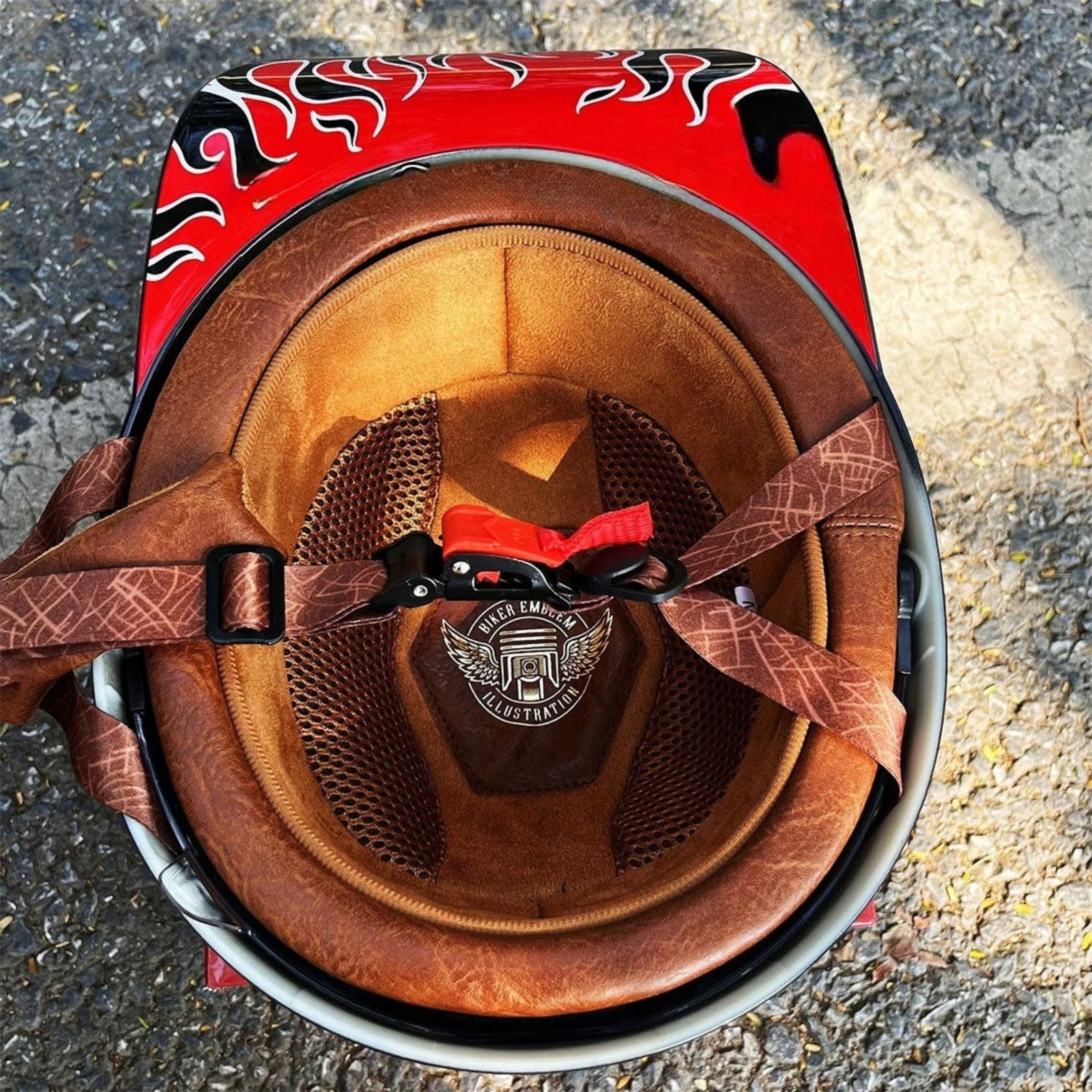 Motorhelm in Baseballpet-Stijl met ECE en DOT Goedkeuring