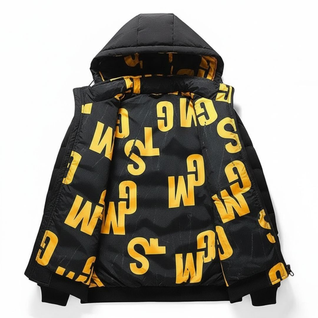 Omkeerbaar winterjack voor heren