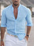 Heren Linnen Shirt Casual Ademend 100% Linnen-1