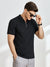 Heren Poloshirt Korte Mouwen Met Rits 100% Katoen 2