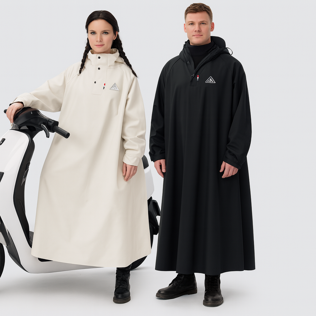 Unisex Regenponcho Lang Waterdicht Oxford Voor Fiets En Buitensport