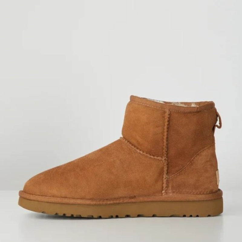 Dames Laarzen Halfhoog Kunstleer Fleece Voering voor Comfortabele Winterlook-6