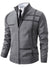 Heren Zipper Trui Stijlvol Gebreid 100% Katoen-1