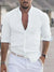 Variant image for Heren Linnen Shirt Casual Ademend 100% Linnen-19
