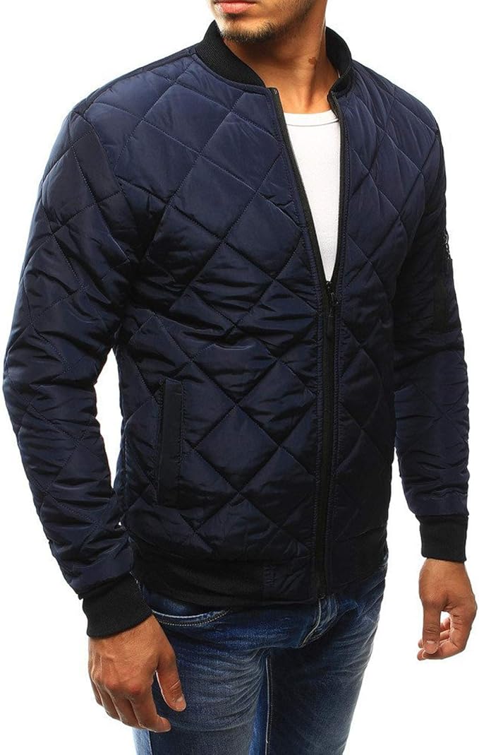 Gewatteerd bomberjack voor heren