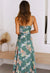 Dames Bloemenjurk Elegante Katoen Zomerjurk-3