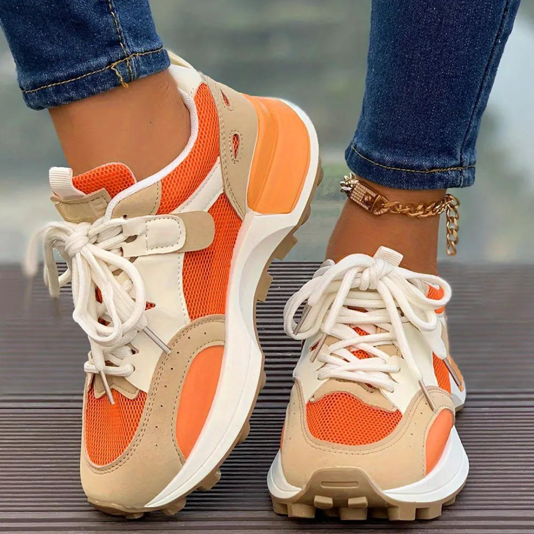 Colorblock damessneakers